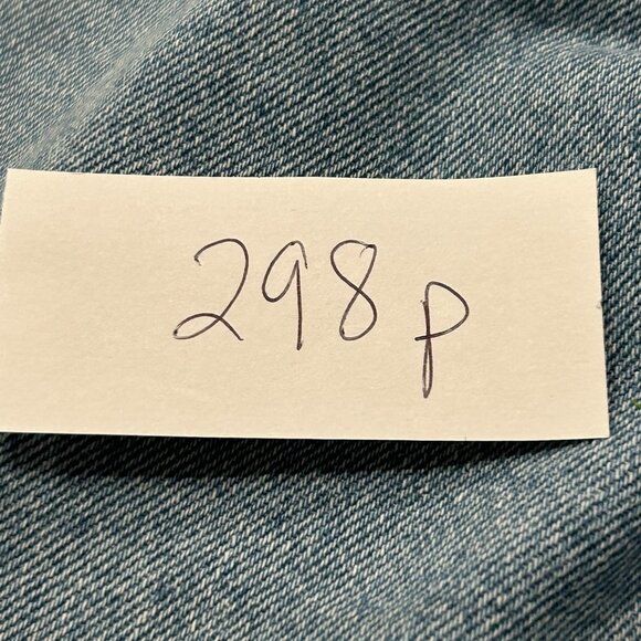 Vintage Grass Rags High Waist Denim Pleated Shorts Blue Size 9/10 Retro Summer - Picture 8 of 10